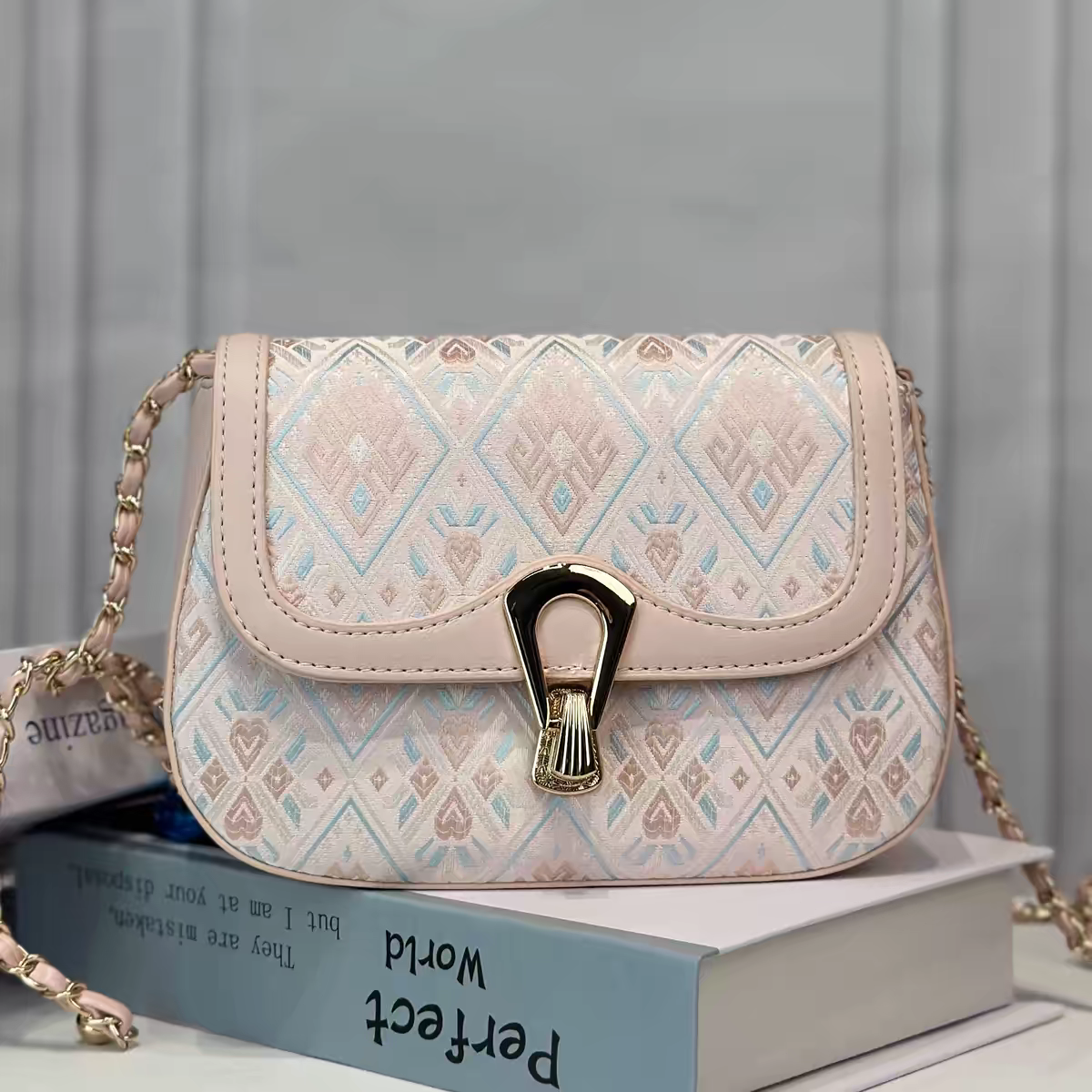 Zhuang Brocade Bag | Handmade Chinese Textile Art Handbag Inspired by Traditional Weaving