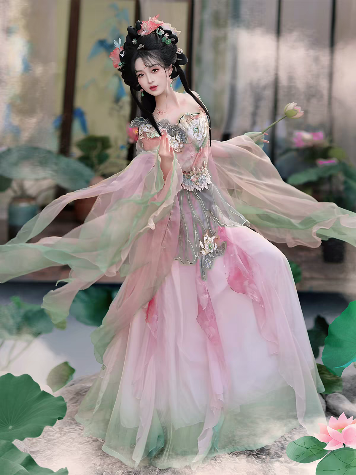 New Original Women's Hanfu Inspired by the Wei & Jin Dynasty Style
