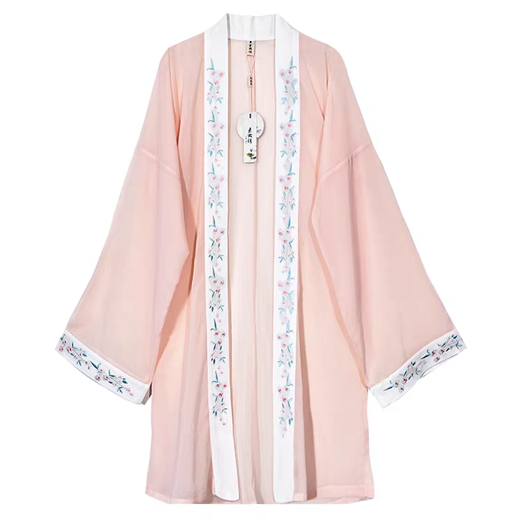 Hanfu double-breasted shirt汉服对襟衫S-XL