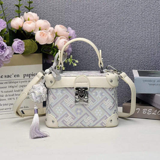 Zhuang Brocade Bag | Handmade Chinese Textile Art Handbag Inspired by Traditional Weaving