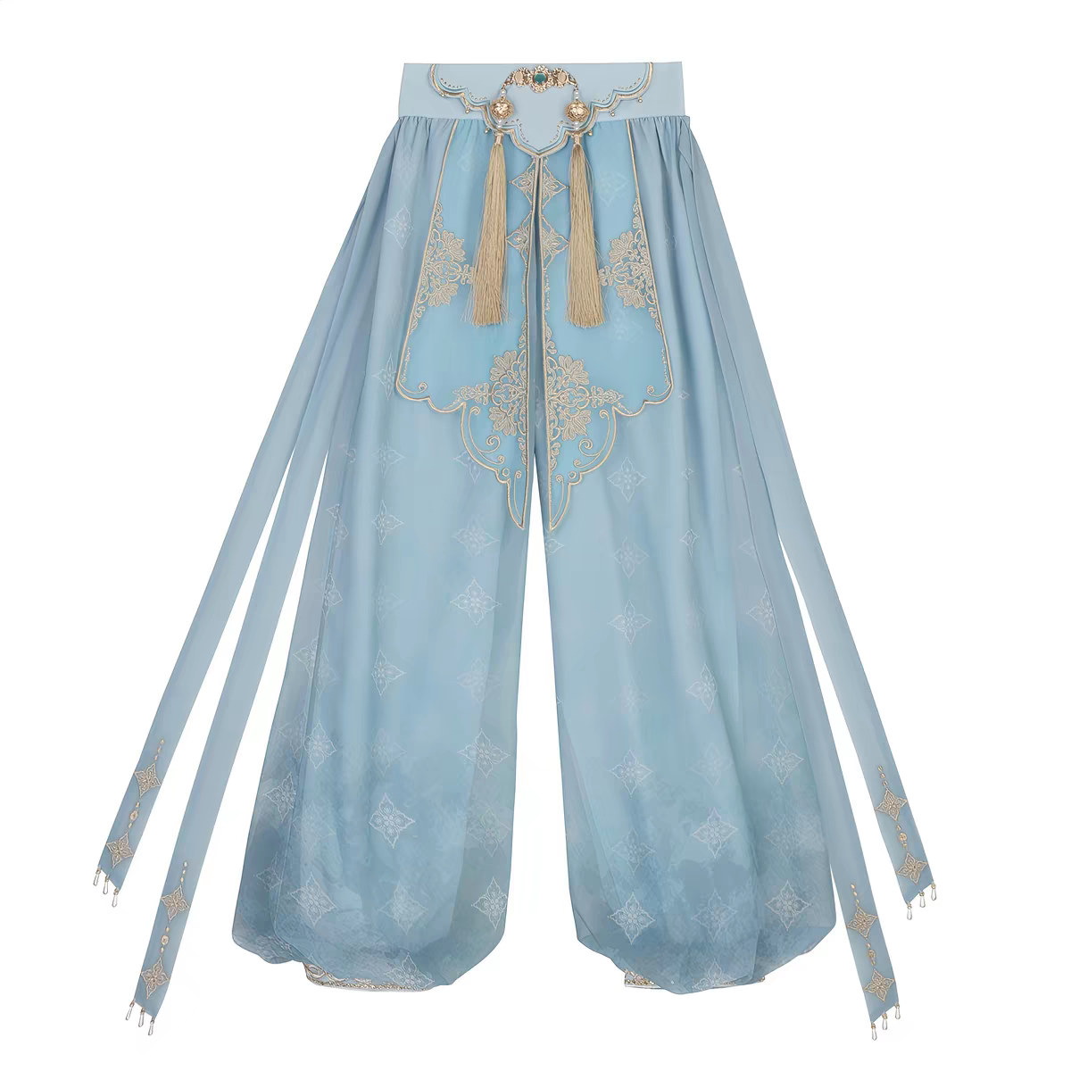 Hanfu Women's Summer Chinese-style Han-element Top — Dunhuang Flying Apsaras Western Regions Performance Costume