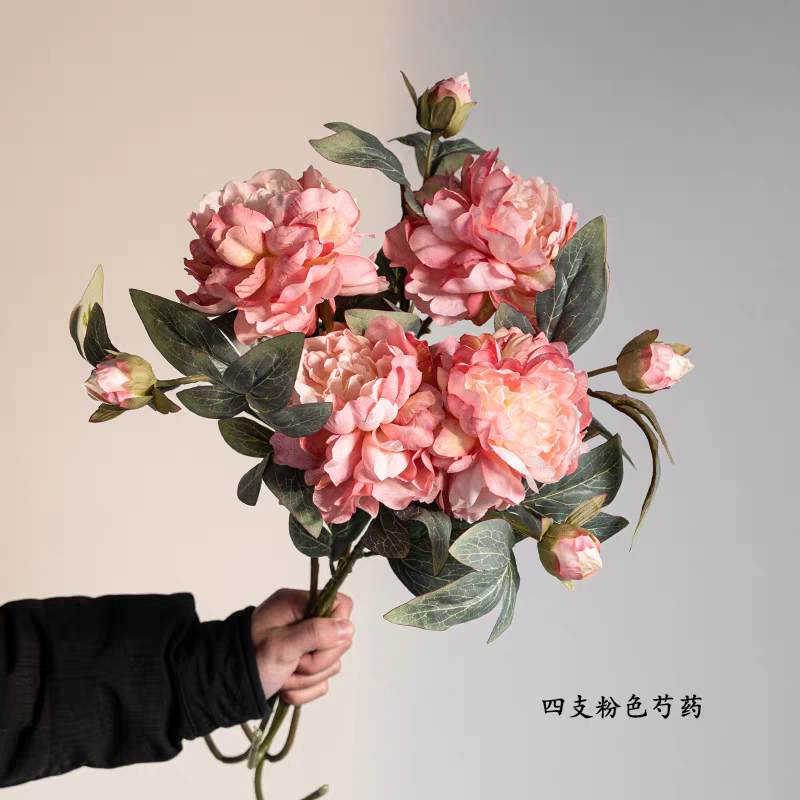 中古侘寂风插花摆件