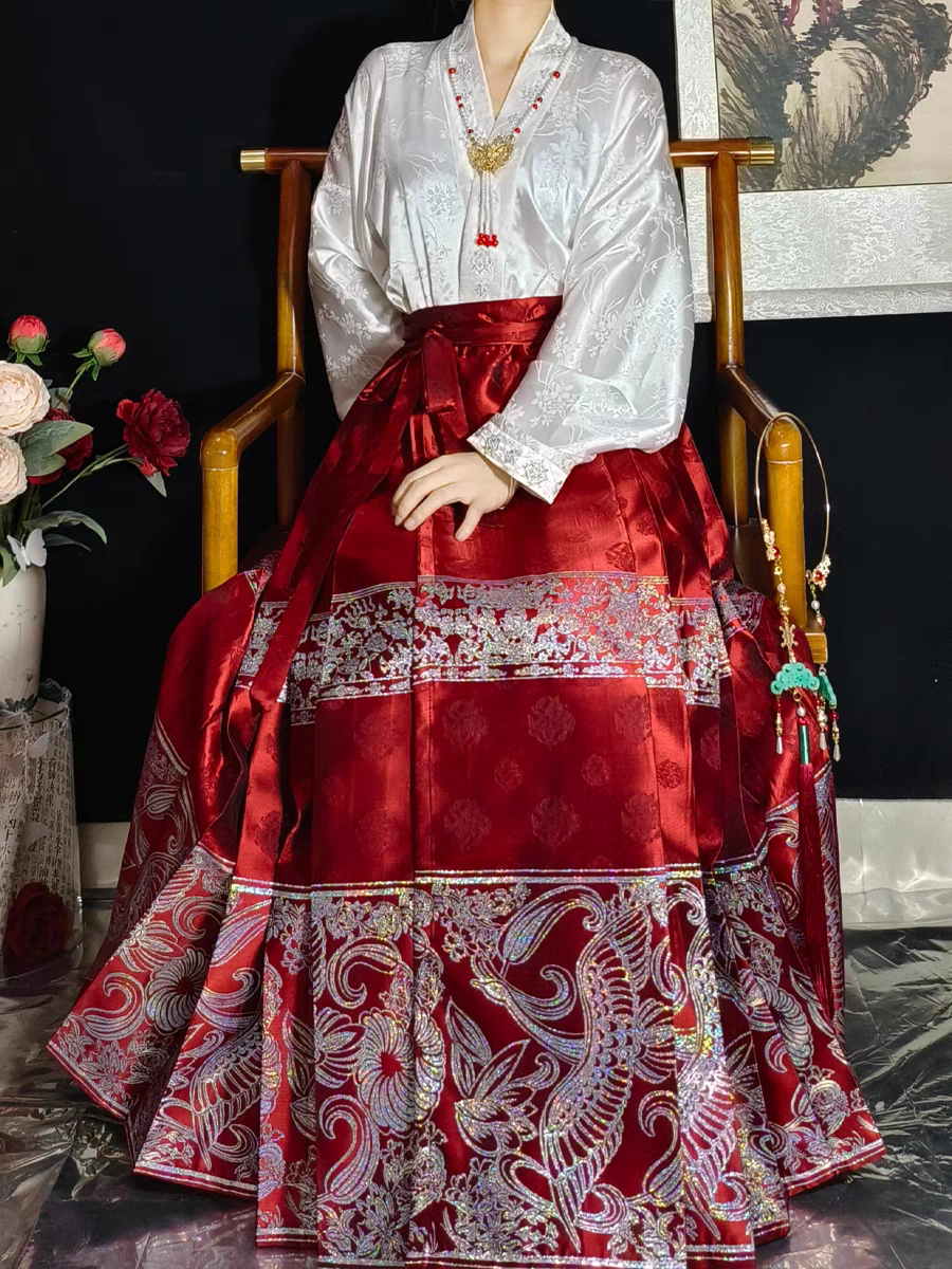 Hanfu horse-face skirt matching set S-4XL