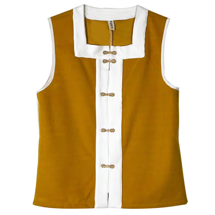 Hanfu square collar bijia汉服方领比甲S-XL