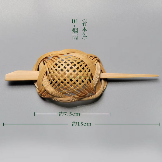 Intangible Cultural Heritage Bamboo Woven Hair Clip | A Meaningful Chinese Gift