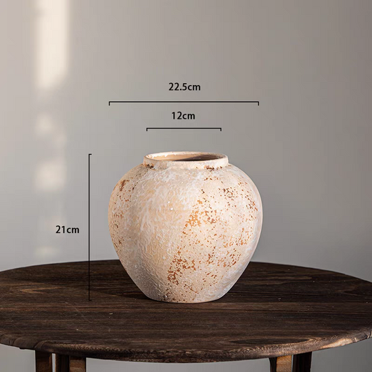 Vintage Wabi-sabi style flower arrangement