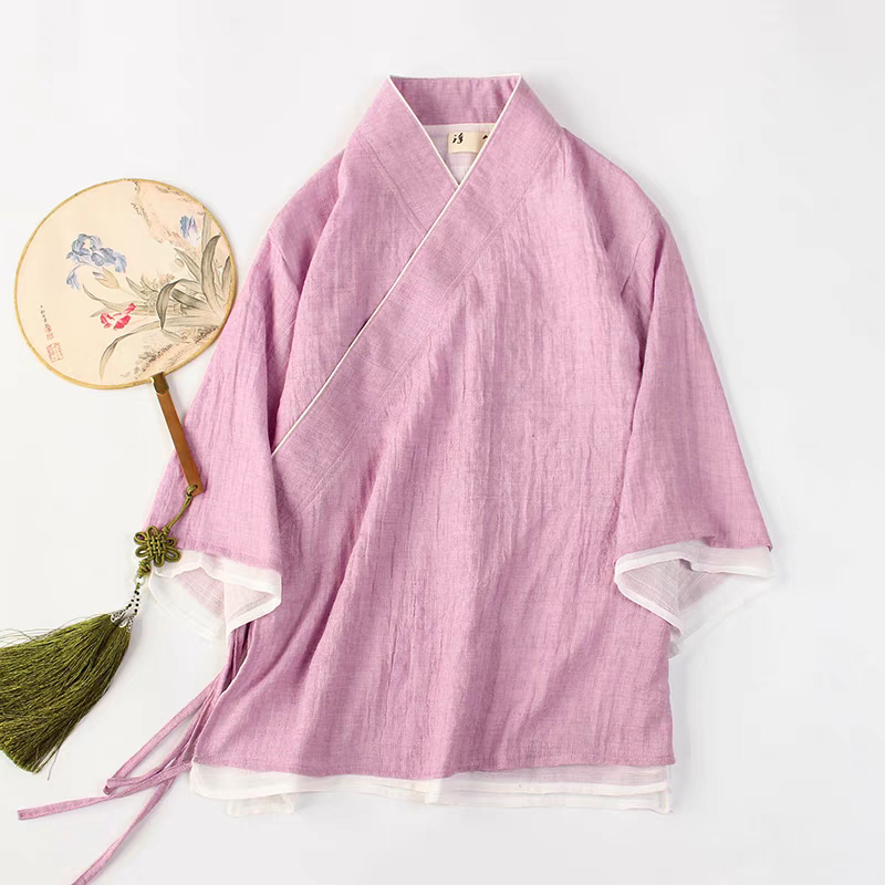 Hanfu Cross-Collar Top 汉服交领上衣M-L