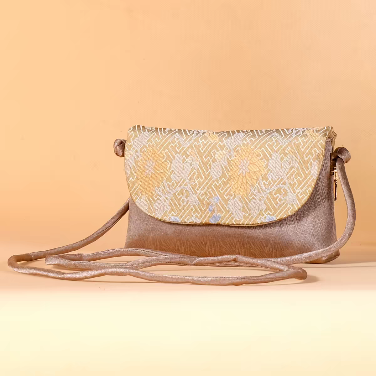 Song Brocade Silk Handbag (宋锦) | Chinese Intangible Cultural Heritage Inspired Elegant Tote Bag