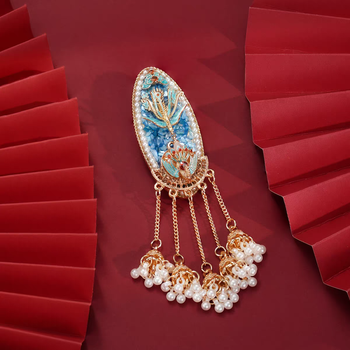 Phoenix Soaring Chinese-Style Hair Clip | Elegant Vintage Hair Barrette for Women