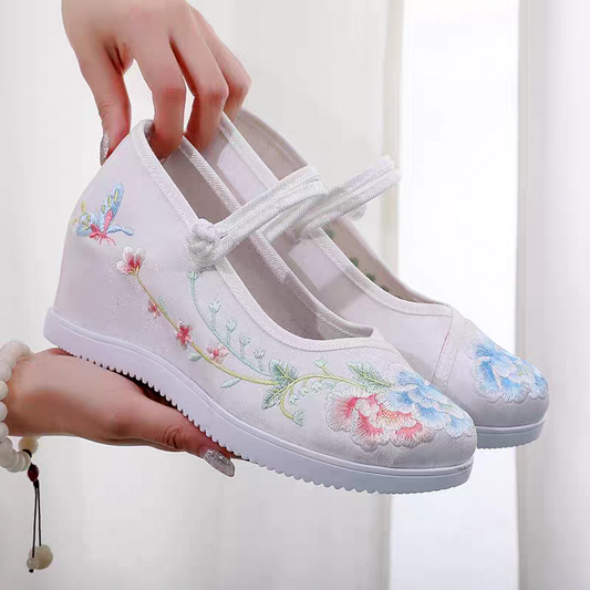 Chaussures chinoises brodées | Xīuhuāxié | Chaussures traditionnelles Hanfu taille 34-41