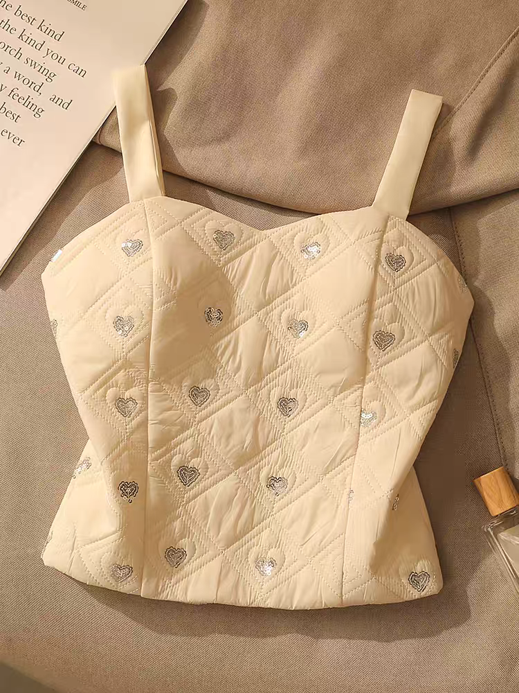 New Chinese style top新中式吊带背心
