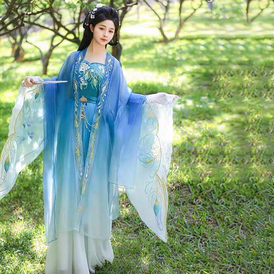 Plus-size Hanfu skirt with matching sizes S-6XL