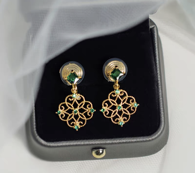 No Piercing Chinese Style Clip On Earrings | New Chinese Style Hanfu Jewelry Accessories