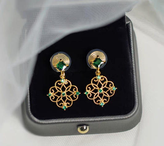 No Piercing Chinese Style Clip On Earrings | New Chinese Style Hanfu Jewelry Accessories