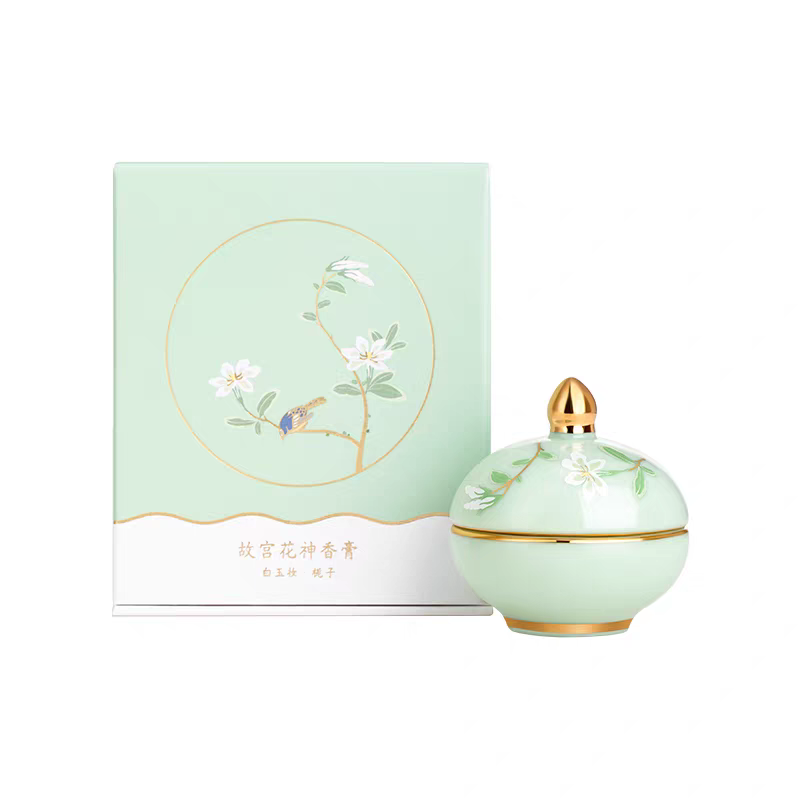 Forbidden City | Twelve Flower Deities Solid Perfume – Museum Cultural & Creative Gift for Weddings, Birthdays, Women's Souvenir