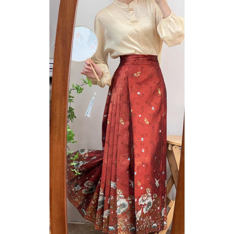 Skirt berwajah kuda dengan SL
