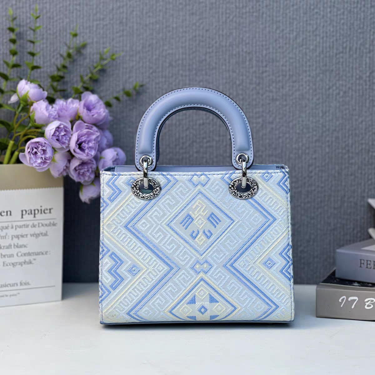 Zhuang Brocade Handbag | Traditional Chinese Woven Bag with Cultural Heritage