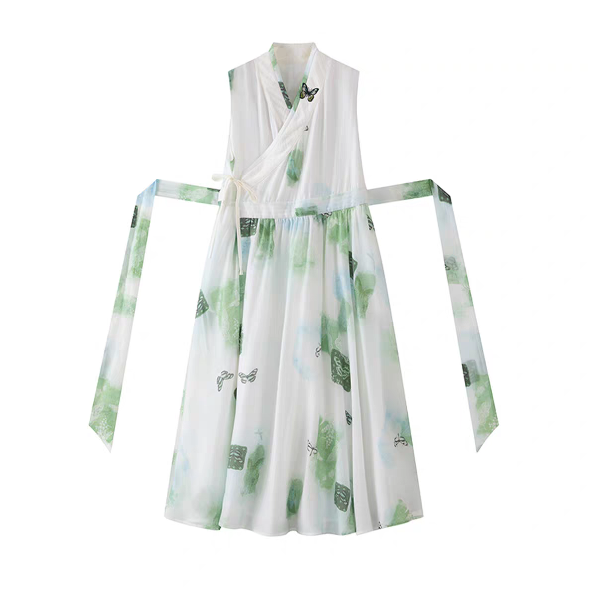Modern Hanfu-inspired two-piece dress