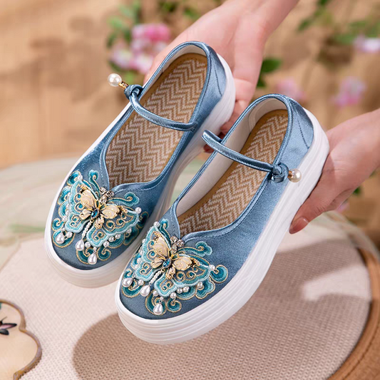 Chinese Embroidered Shoes | 绣花鞋 | Traditional Hanfu Shoes size 35-40