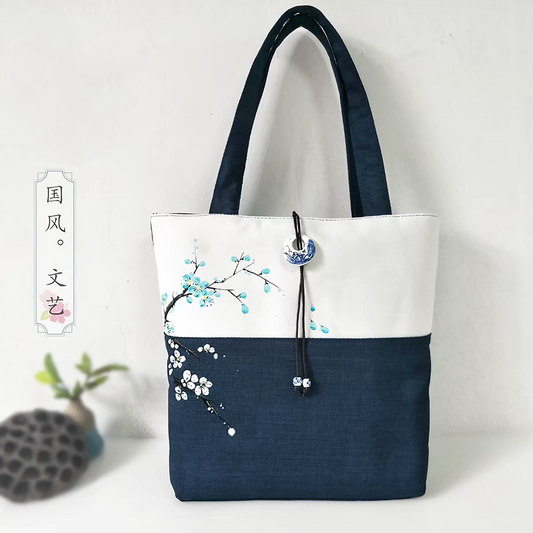 Embroidered Shoulder Bag