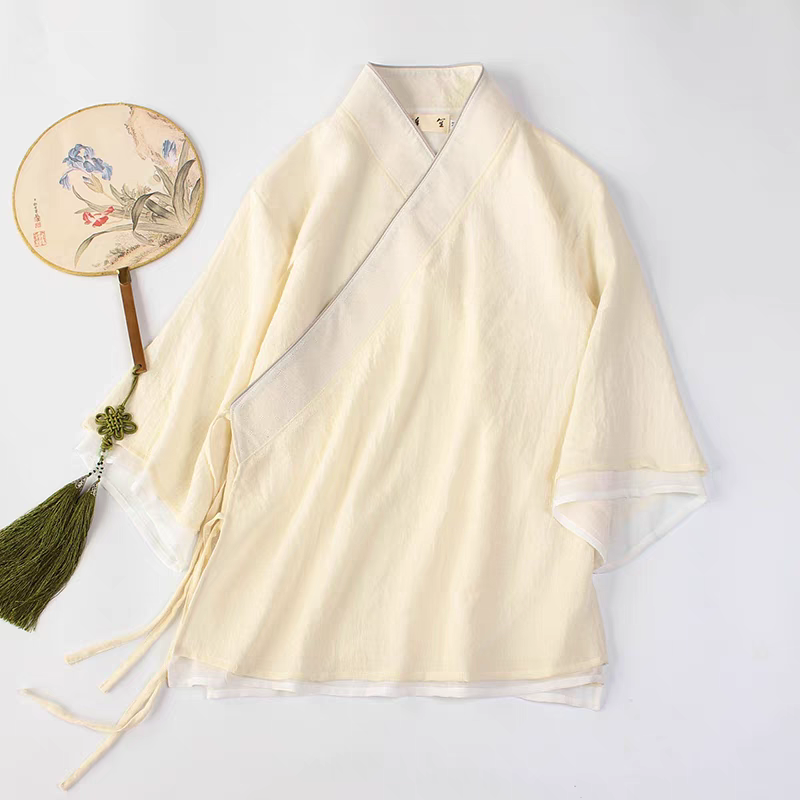 Hanfu Cross-Collar Top 汉服交领上衣M-L