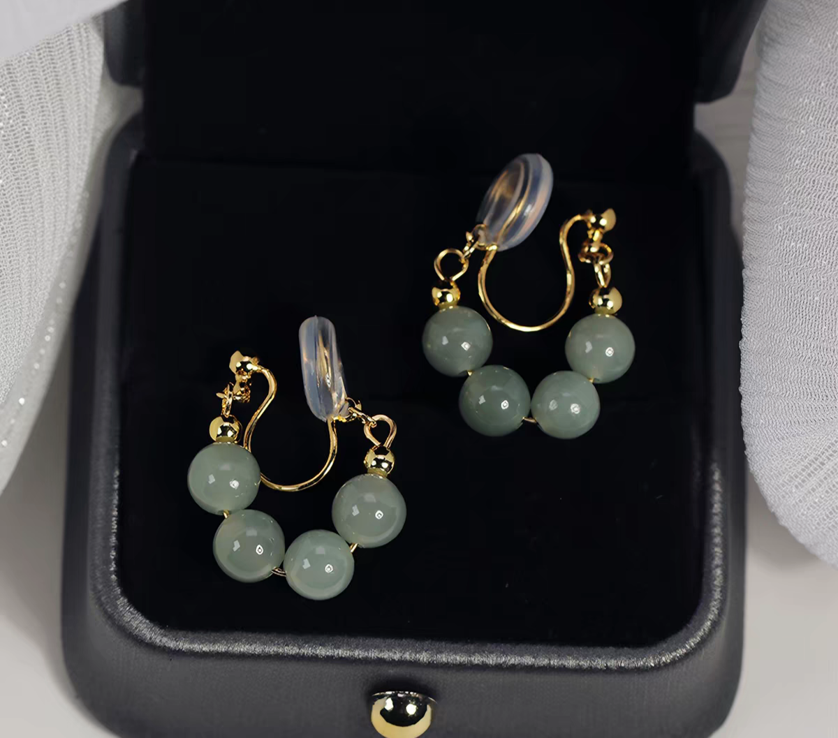 Chinese New Style Clip On Earrings for Women | No Ear Piercing Traditional Inspired Jewelry