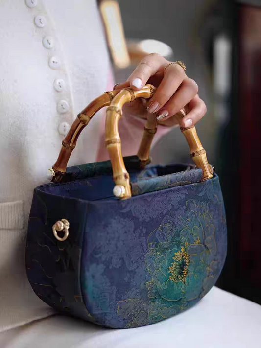 古风竹藤包包bag