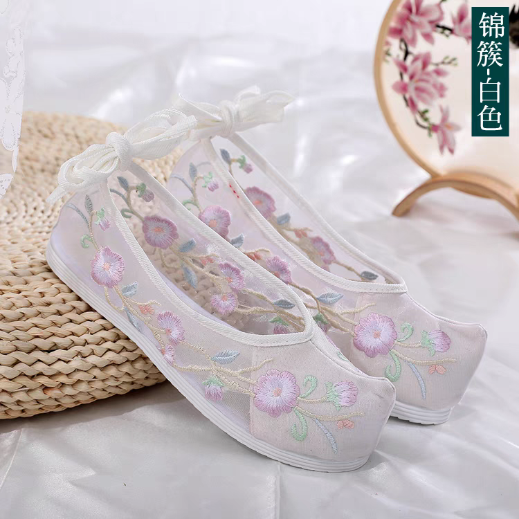 网纱绣花鞋34-40