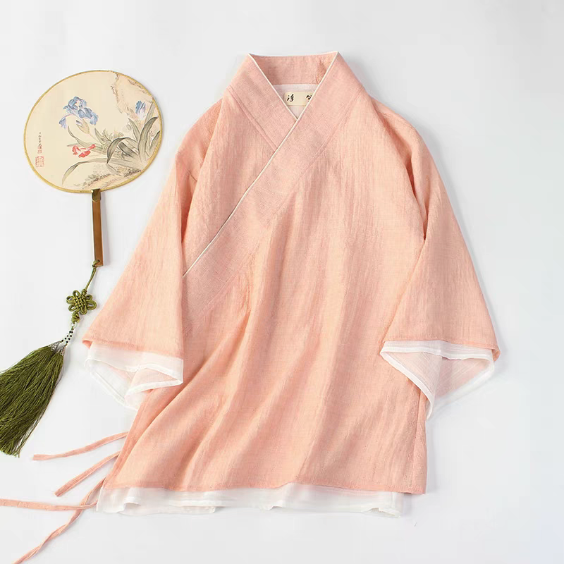 Hanfu Cross-Collar Top 汉服交领上衣M-L