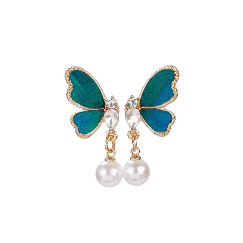 Chinese Ronghua Flower Earrings | Traditional Chinese Handmade Floral Earrings | Elegant Cultural Gift