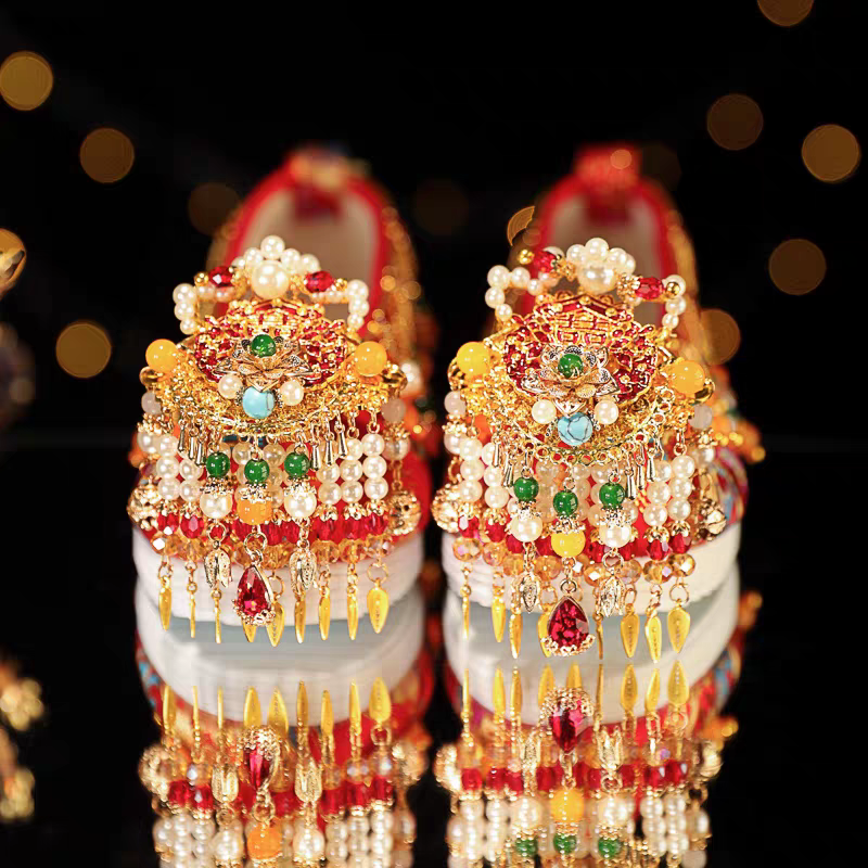 Ancient Chinese Hanfu Shoes |Traditional Chinese Wedding Shoes