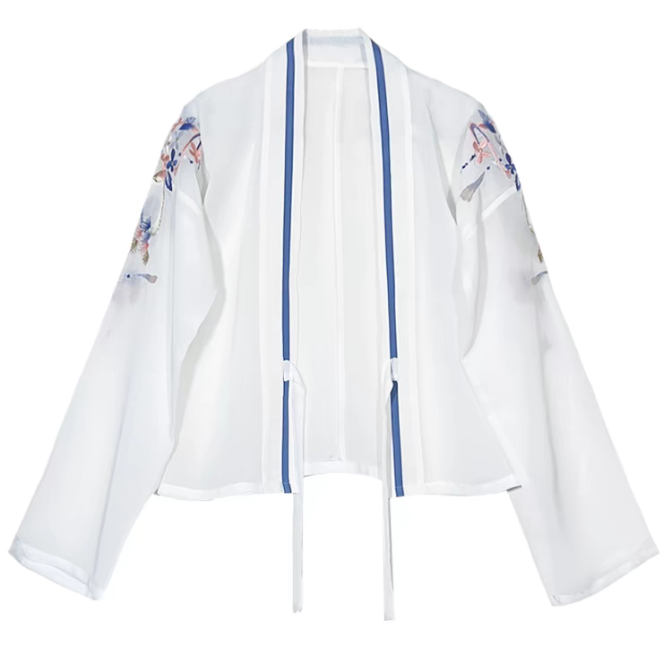 Hanfu double-breasted shirt汉服对襟衫S-XL