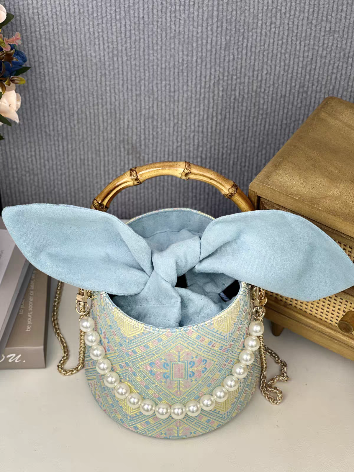 Zhuang Brocade Bag | Handmade Chinese Textile Art Handbag Inspired by Traditional Weaving