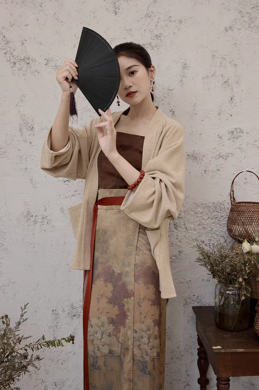 Hanfu swirling skirt matching XS-L