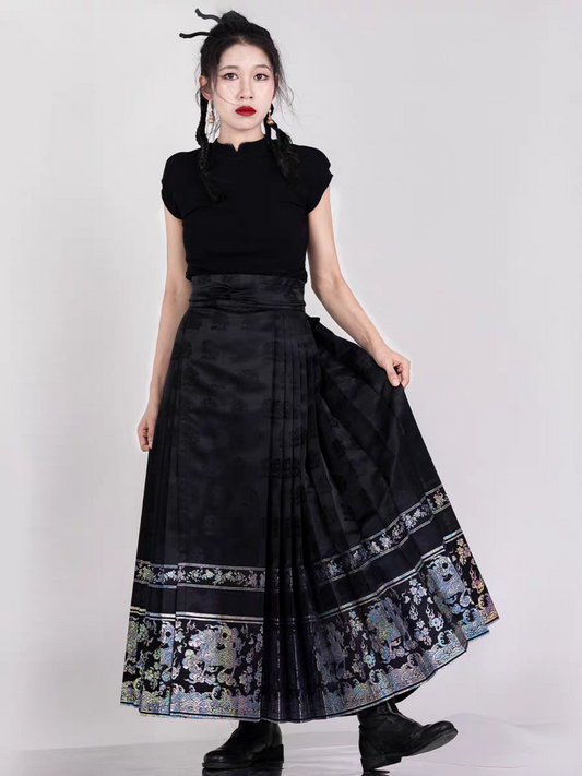 Premium Chinese Fabric for Hanfu – New Chinese Style Jacquard Brocade / Silk Satin Material – Perfect for DIY Hanfu & Traditional Clothing