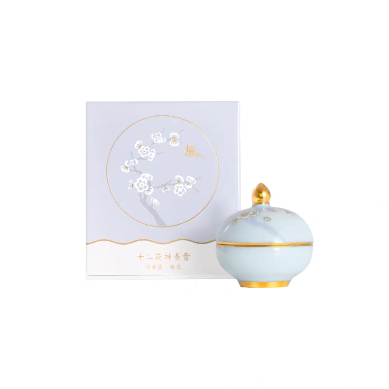 Forbidden City | Twelve Flower Deities Solid Perfume – Museum Cultural & Creative Gift for Weddings, Birthdays, Women's Souvenir