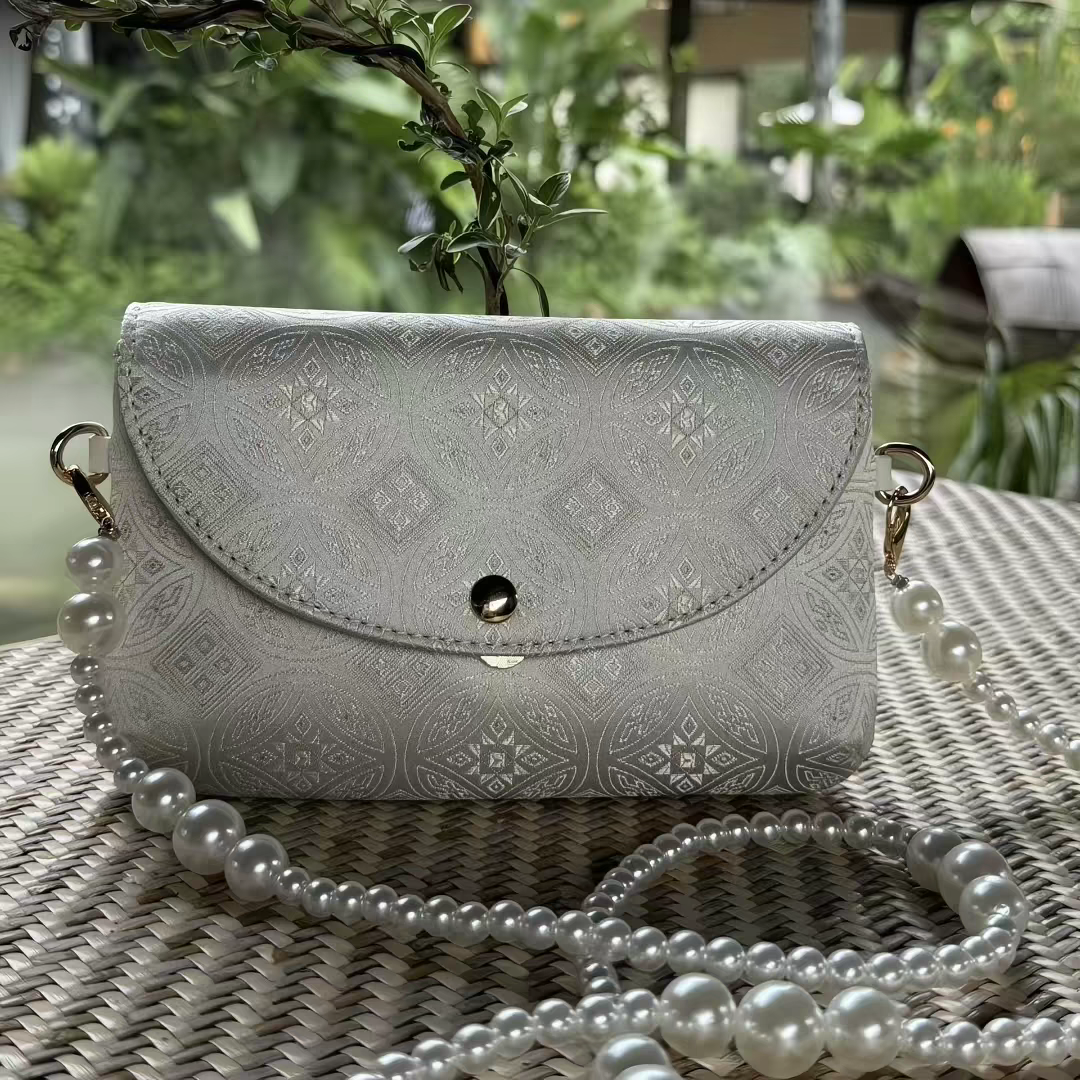 Zhuang Brocade Bag | Handmade Chinese Textile Art Handbag Inspired by Traditional Weaving