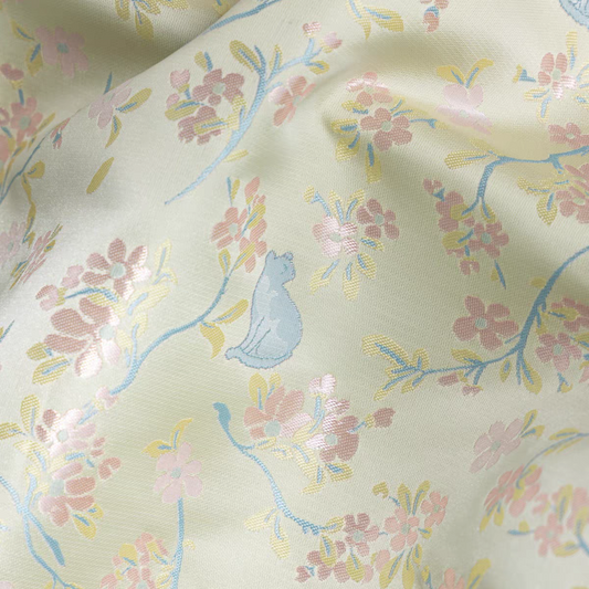 Premium Chinese Fabric for Hanfu, Qipao & Accessories – Jacquard Brocade & Silk Satin – Perfect for Bags, Dresses & DIY Chinese-Inspired Items