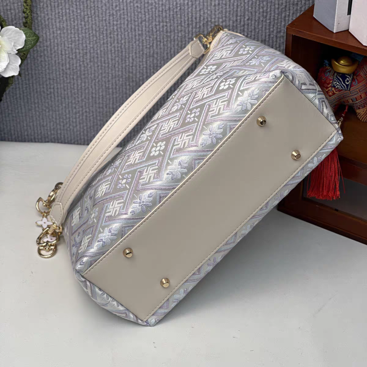 Zhuang Brocade Bag | Handmade Chinese Textile Art Handbag Inspired by Traditional Weaving