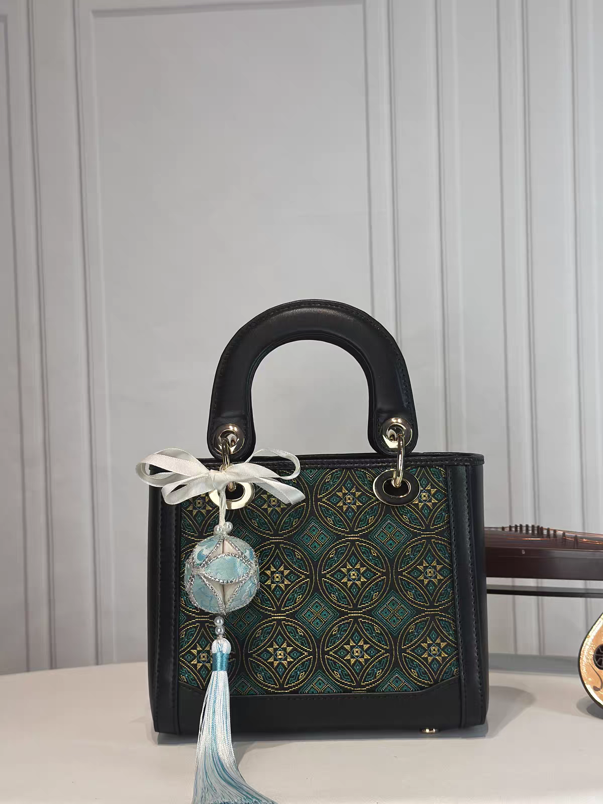 Zhuang Brocade Bag | Handmade Chinese Textile Art Handbag Inspired by Traditional Weaving
