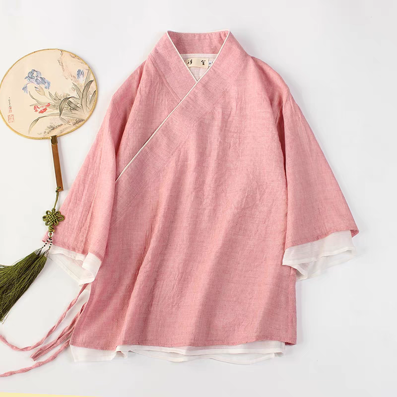 Hanfu Cross-Collar Top 汉服交领上衣M-L