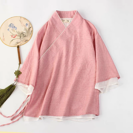 汉服交领上衣M-L