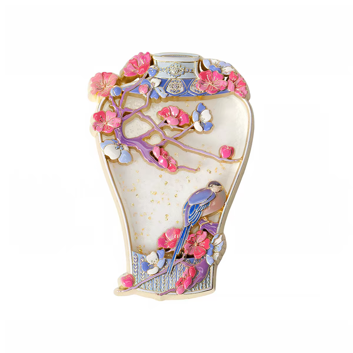 Forbidden City Treasures — Floral & Bird Fridge Magnets