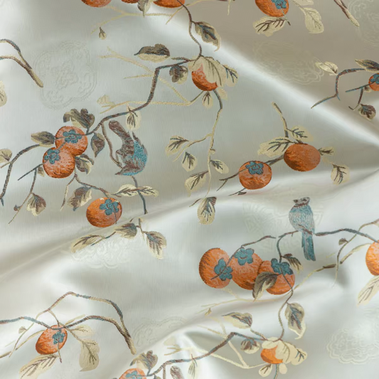 Premium Chinese Fabric for Hanfu, Qipao & Accessories – Jacquard Brocade & Silk Satin – Perfect for Bags, Dresses & DIY Chinese-Inspired Items