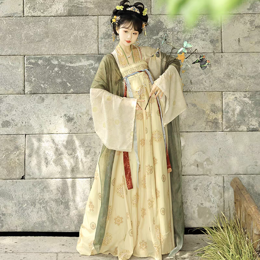 唐齐胸衫裙汉服S-XL hanfu