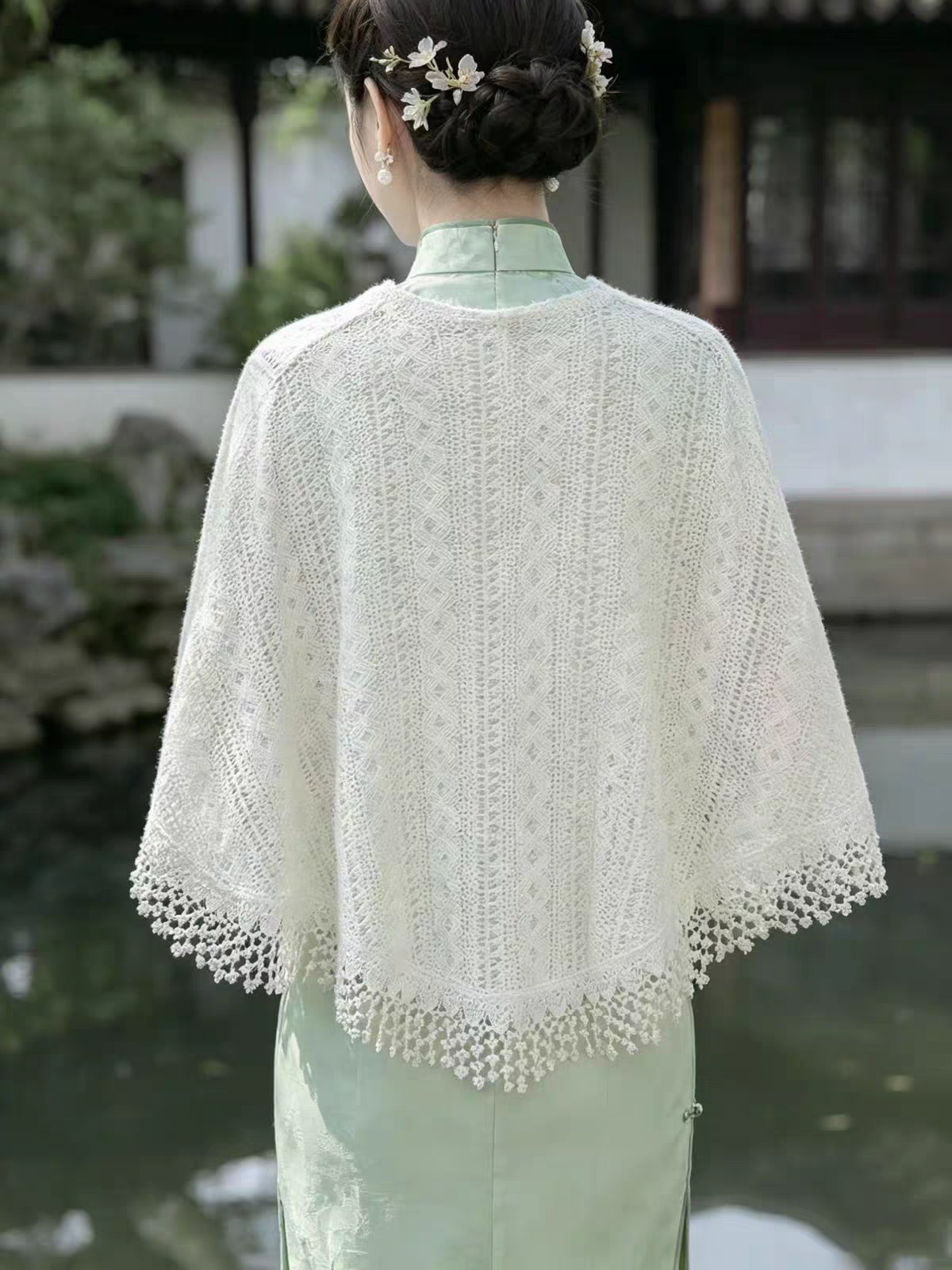 Summer Shawl Wrap — Breezy Cover-Up for Cheongsam