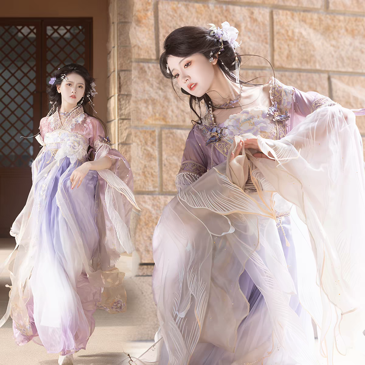 Tang-style Hanfu-inspired chest-high skirt and improved high-waist skirt