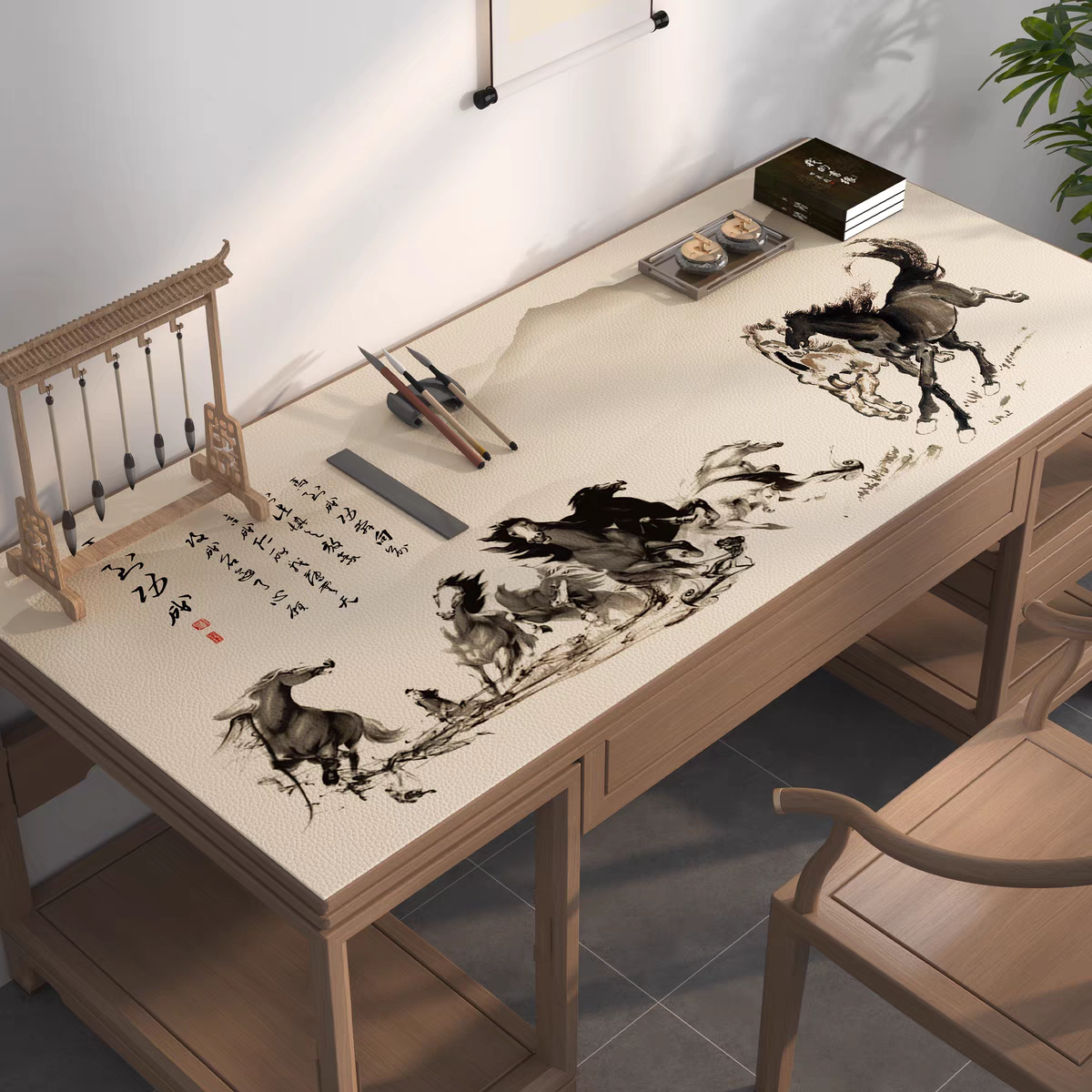 古风书法台桌布60*120cm