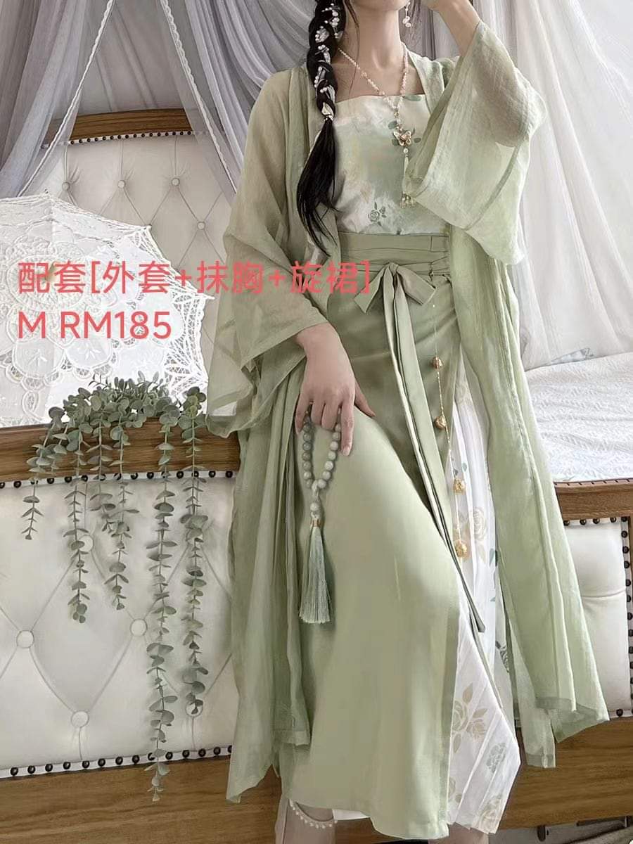 马来西亚汉服现货大码马面裙现货Ready stock hanfu horse face skirt