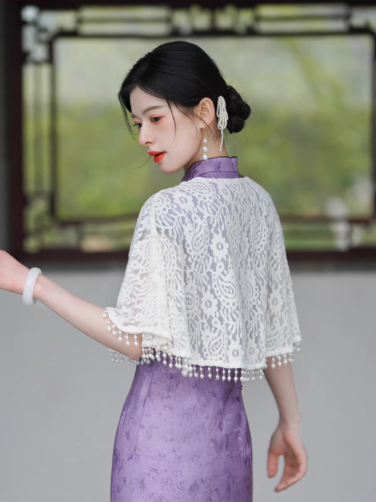 Summer Shawl Wrap — Breezy Cover-Up for Cheongsam